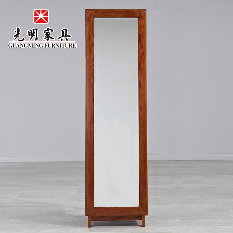 【光明家具】全實木穿衣鏡 北美紅橡木全身鏡落地鏡 臥室試衣鏡 GY89-2673-50 【光明家具】全實木穿衣鏡 北美紅橡木全身鏡落地鏡 臥室試衣鏡 GY89-2673-50